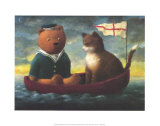 Teddy in a Boat Posters by Mary Mackey