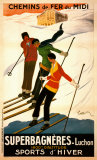 Superbagnères-Luchon, sports d'hiver Affiches par Leonetto Cappiello