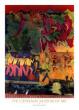 Fin des concerts à Lafayette Posters par Romare Bearden