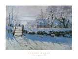 La urraca Láminas por Claude Monet