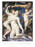 Allegory with Venus and Cupid Posters by Agnolo Bronzino