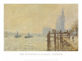 Thames Below Westminster Posters por Claude Monet Thames Below Westminster Posters por Claude Monet