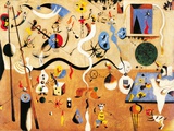 Carnival of Harlequin Affiches par Joan Miró