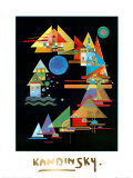 Wassily Kandinsky - Spitzen In Bogen, c.1927 - Reprodüksiyon Wassily Kandinsky - Spitzen In Bogen, c.1927 - Reprodüksiyon
