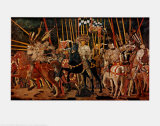 The Battle of San Romano (Right panel), c. 1454-57 ポスター - パオロ・ウッチェロ