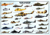 Helicópteros militares Lámina Helicópteros militares Lámina