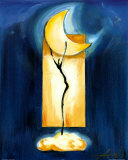 Moon Dance Poster von Alfred Gockel
