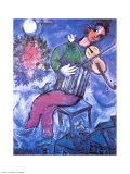 Violoniste bleu Art par Marc Chagall