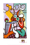Stilleben mit Birnen und Trauben Poster von Pablo Picasso