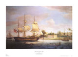 Approaching Calcutta, 1804 Prints by Thomas Whitcombe