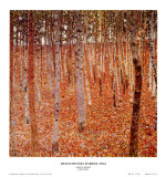 Bois de hêtres, 1903 Posters par Gustav Klimt