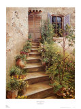 Escaleras en Provenza Láminas por J. Duvall