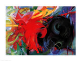 Fighting Forms Arte por Franz Marc Fighting Forms Arte por Franz Marc