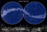 La carte du ciel Affiches