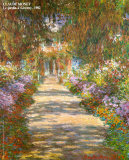 Il giardino dell'artista a Giverny Stampe di Claude Monet Il giardino dell'artista a Giverny Stampe di Claude Monet