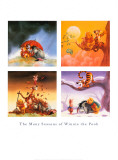 Many Seasons of Winnie the Pooh Prints