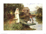 Pique-nique d'après-midi Affiches par Henry John Yeend King