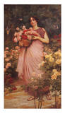 In a Garden of Roses Láminas por Ford Madox Brown In a Garden of Roses Láminas por Ford Madox Brown