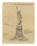 Statue of Liberty New York Art by Yves Poinsot