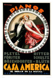 Casa America Affiche par Achille Luciano Mauzan