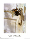 Wren on the Doorknob Prints by Bob Henley