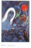 Champs de Mars Affiche par Marc Chagall