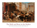 Bulls and Bears in the Market Posters af William Holbrook Beard Bulls and Bears in the Market Posters af William Holbrook Beard