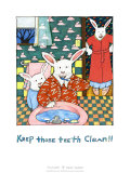 Keep Those Teeth Clean Print by Nancy Carlson