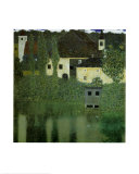 Unterach Manor on the Attersee Lake, Austria Plakater af Gustav Klimt