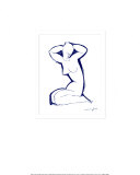 Nu assis sur ses deux jambes Posters par Amedeo Modigliani