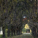 Allee Im Park Von Schloss Kammer Plakaty autor Gustav Klimt