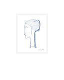 Female Head with Earring Posters by Amedeo Modigliani