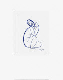 Nu assis sur la jambe gauche Affiches par Amedeo Modigliani
