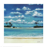 Palmiers de Caraïbes Posters par Rick Novak