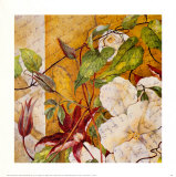 Script and Floral I Prints by Inka Zlin