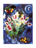 Still Life with Flowers Prints by Marc Chagall