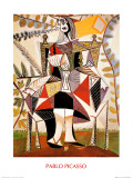 Femme au jardin Affiches par Pablo Picasso