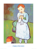 Girl with Pigeon Láminas por Pablo Picasso Girl with Pigeon Láminas por Pablo Picasso
