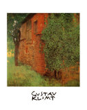 Farmhouse at Kammer Posters by Gustav Klimt