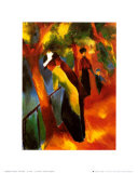 Sunny Road Posters by Auguste Macke