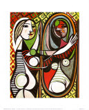 Jeune Fille Devant Un Miroir 1932 Affiche par Pablo Picasso