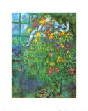Le Bouquet Ardent Poster par Marc Chagall