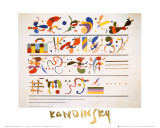 Succession, 1935 Affiches par Wassily Kandinsky