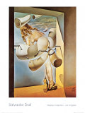 Jeune vierge autosodomisée par les cornes de sa propre chasteté Affiches par Salvador Dalí