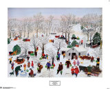 Im Schneekleid, 1955 Poster von Grandma Moses