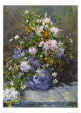 Große Blumenvase Kunst von Pierre-Auguste Renoir