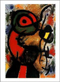 Personnage et oiseau, 1948 Posters par Joan Miró