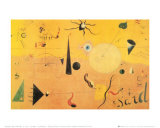 Paysage Catalan (Le Chasseur), c.1923 Art by Joan Miró