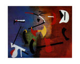 Peinture Composition Kunst von Joan Miró