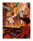 Ballet ruso I Láminas por Auguste Macke Ballet ruso I Láminas por Auguste Macke